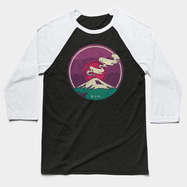 Mount Fuji Baseball T-Shirt by againstbound